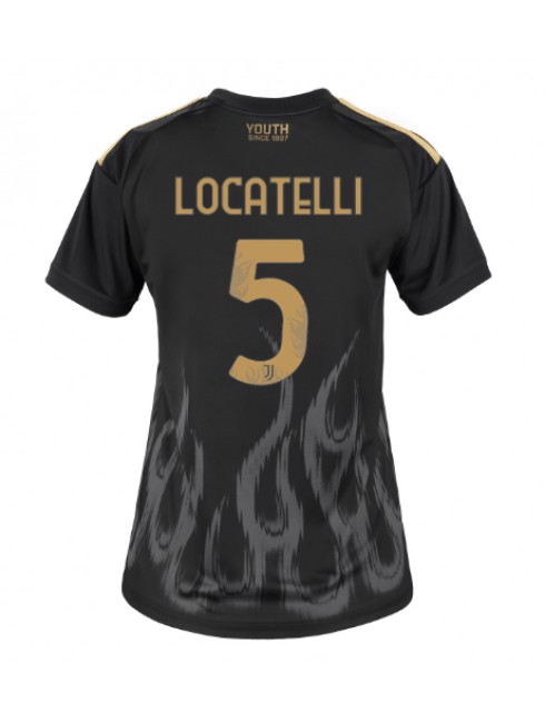 Ženski Nogometna dresi replika Juventus Manuel Locatelli #5 Tretji 2026-27 Kratek rokav Ženski Nogometna dresi replika Juventus Manuel Locatelli #5 Tretji 2026-27 Kratek rokav